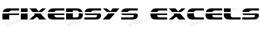 Fixedsys Excelsior 3字体转换